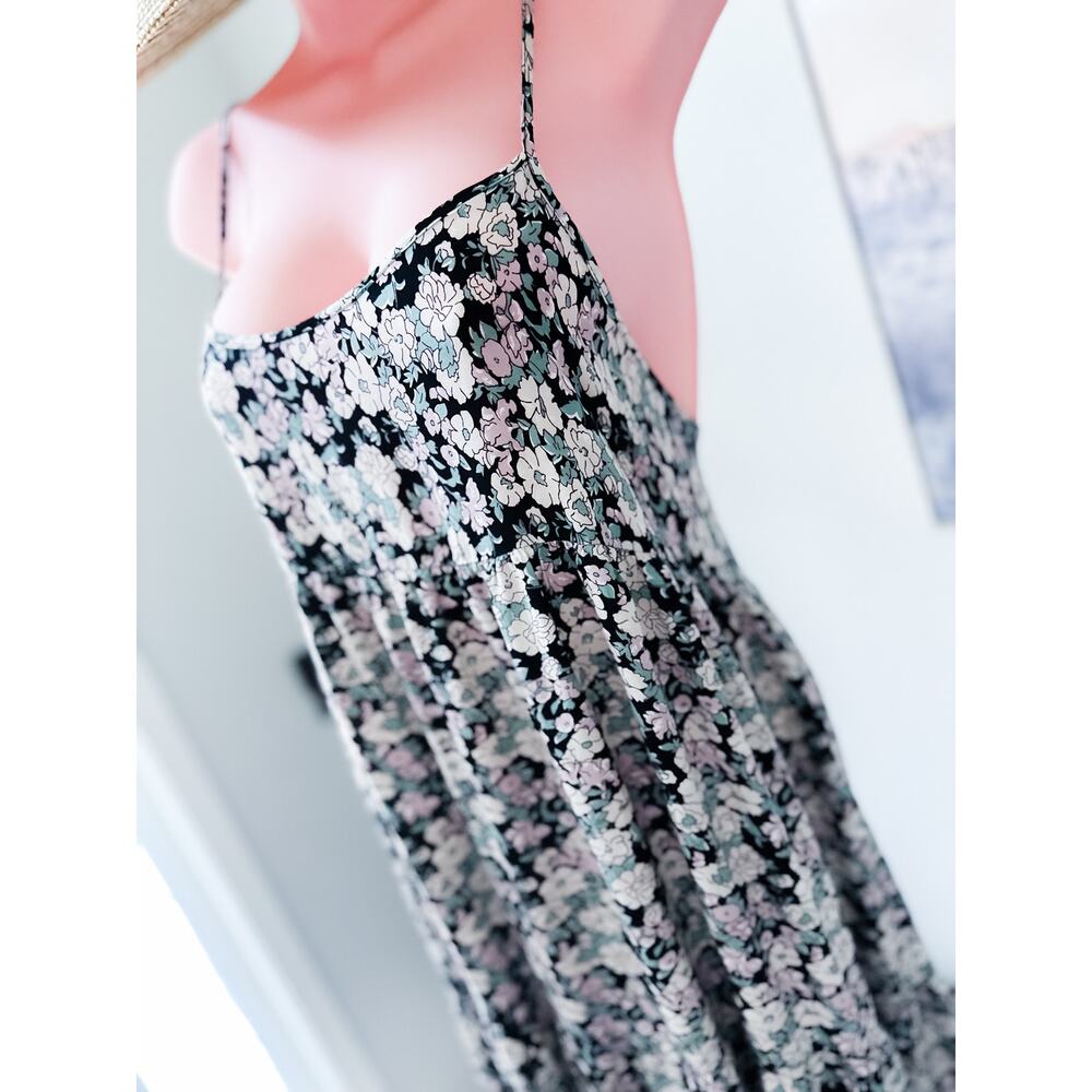Natural Life Among Wildflowers + Daydreams flowy blooming floral maxi dress L - Picture 6 of 8